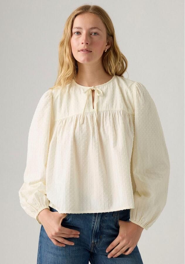 Levi's Klassieke blouse JOSEPHINE LS HOLI met elastische taille - Foto 5