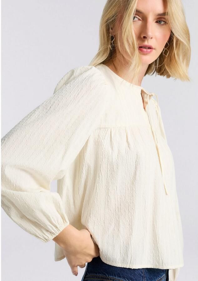 Levi's Klassieke blouse JOSEPHINE LS HOLI met elastische taille - Foto 4