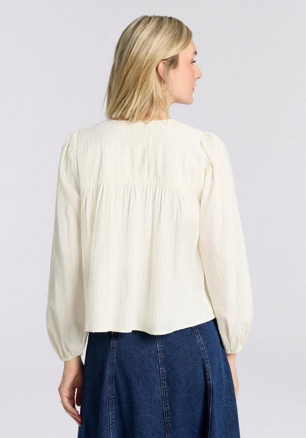 Levi's Klassieke blouse JOSEPHINE LS HOLI met elastische taille - Foto 8