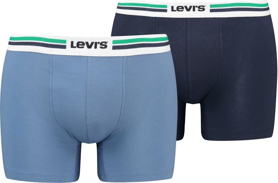 Levi's Lange boxershort met logo-weefband (2 stuks Set van 2) - Foto 8