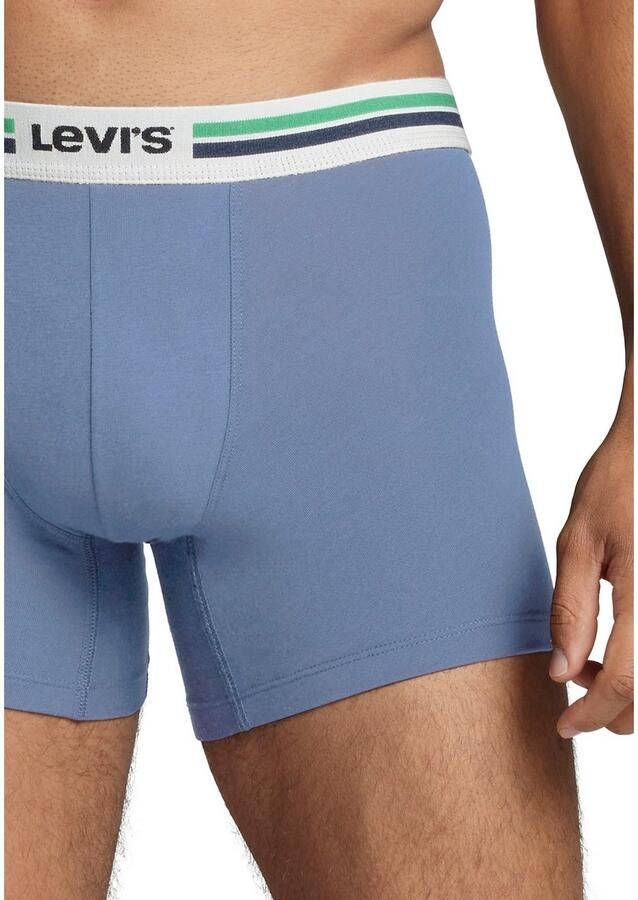 Levi's Lange boxershort met logo-weefband (2 stuks Set van 2) - Foto 2