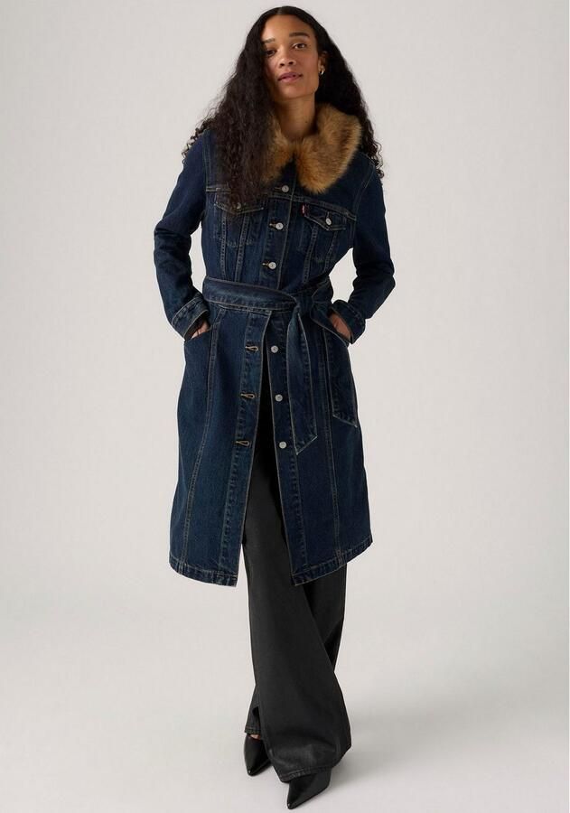 Levi's Lange jas MOB WIFE TRUCKER Kraagafwerking afneembaar - Foto 2