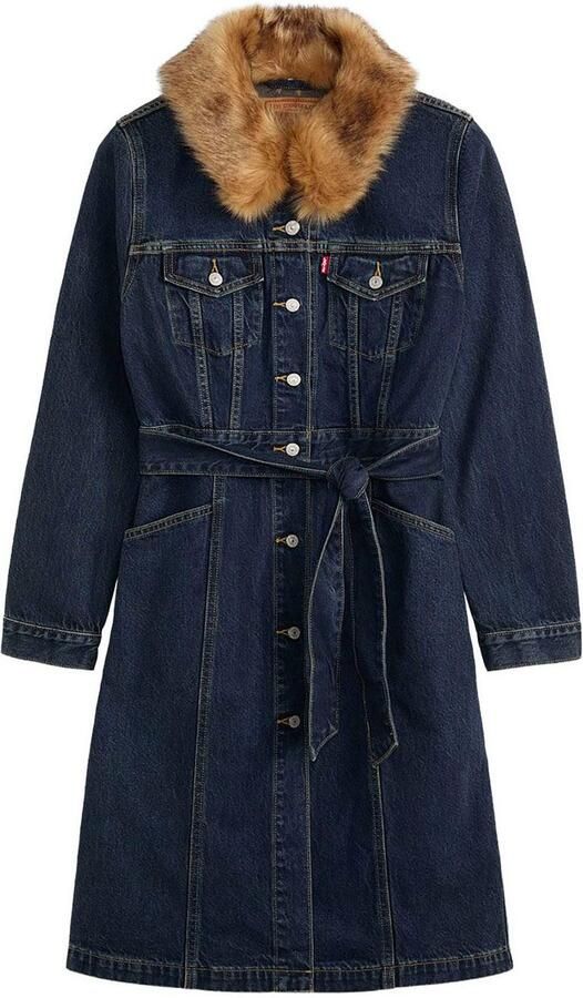 Levi's Lange jas MOB WIFE TRUCKER Kraagafwerking afneembaar - Foto 8