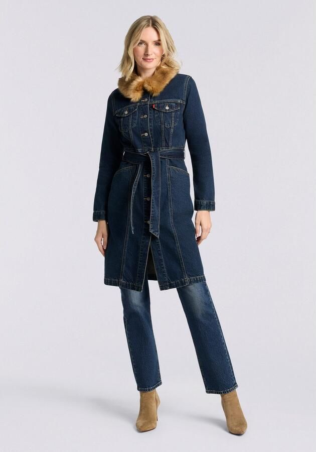 Levi's Lange jas MOB WIFE TRUCKER Kraagafwerking afneembaar - Foto 7