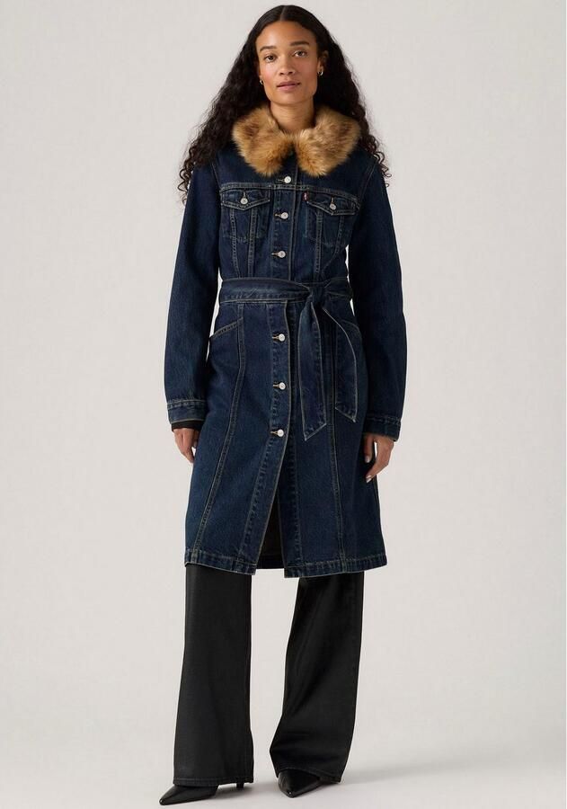 Levi's Lange jas MOB WIFE TRUCKER Kraagafwerking afneembaar - Foto 4