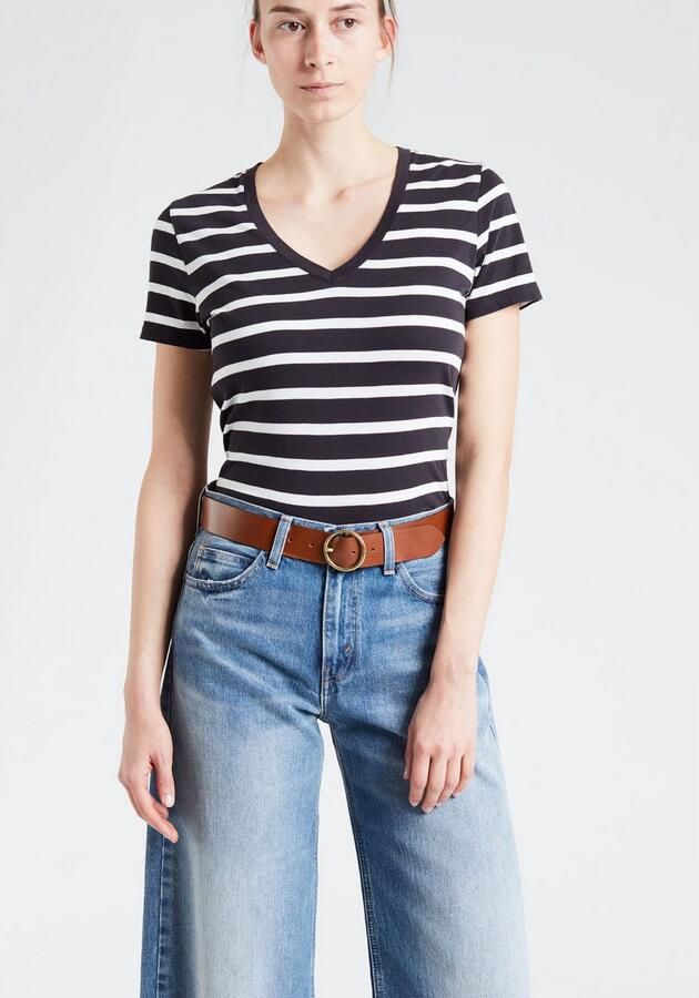 Levi's leren riem Athena bruin - Foto 2