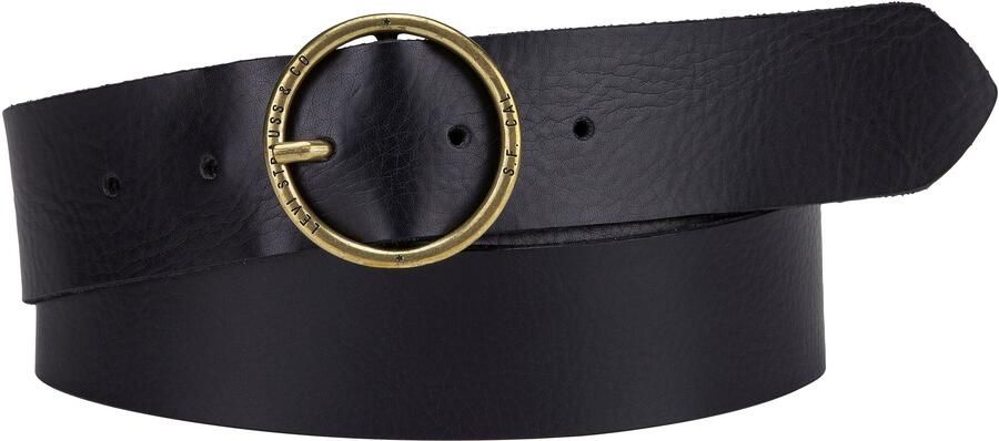 Levi's leren riem Athena zwart - Foto 4