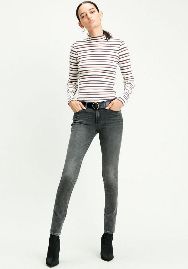 Levi's leren riem Athena zwart - Foto 2