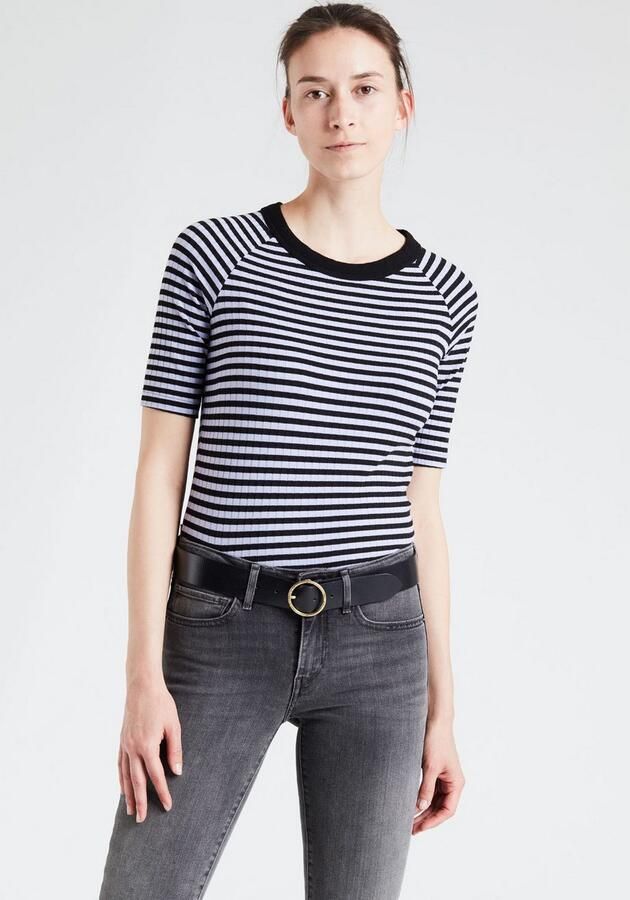 Levi's leren riem Athena zwart - Foto 3