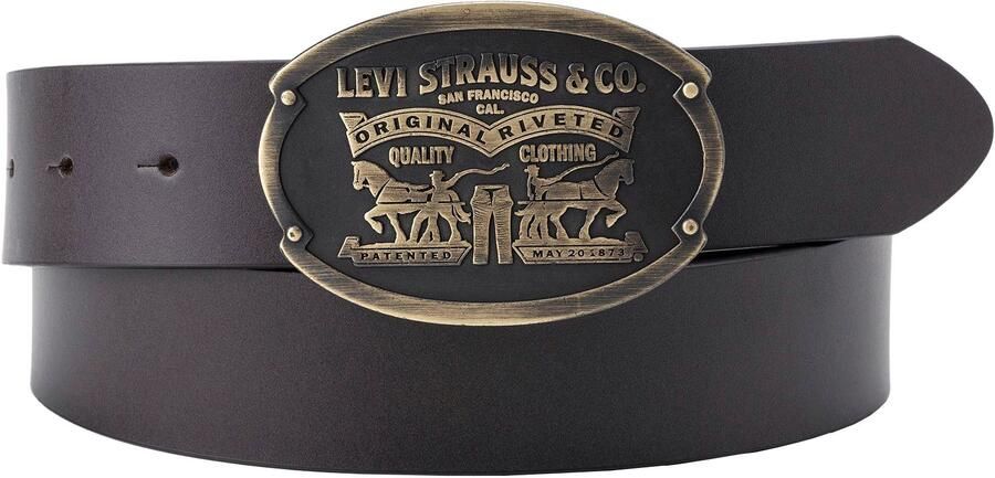 Levi's Leren riem Billy Plaque Belt - Foto 2