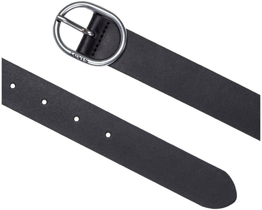 Levi's Leren riem HERMOSILLA met ovale sluiting en logo-opdruk - Foto 2