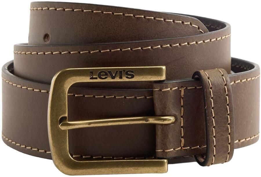 Levi's Leren riem Loire Uniseks - Foto 4