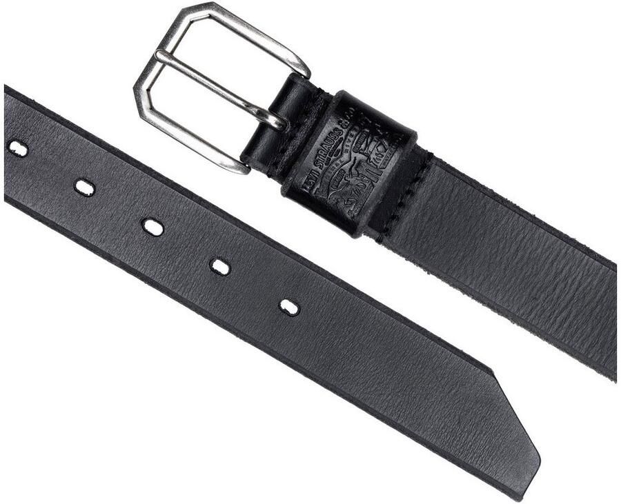 Levi's Leren riem WIDE LOOP TWO HORSE BELT