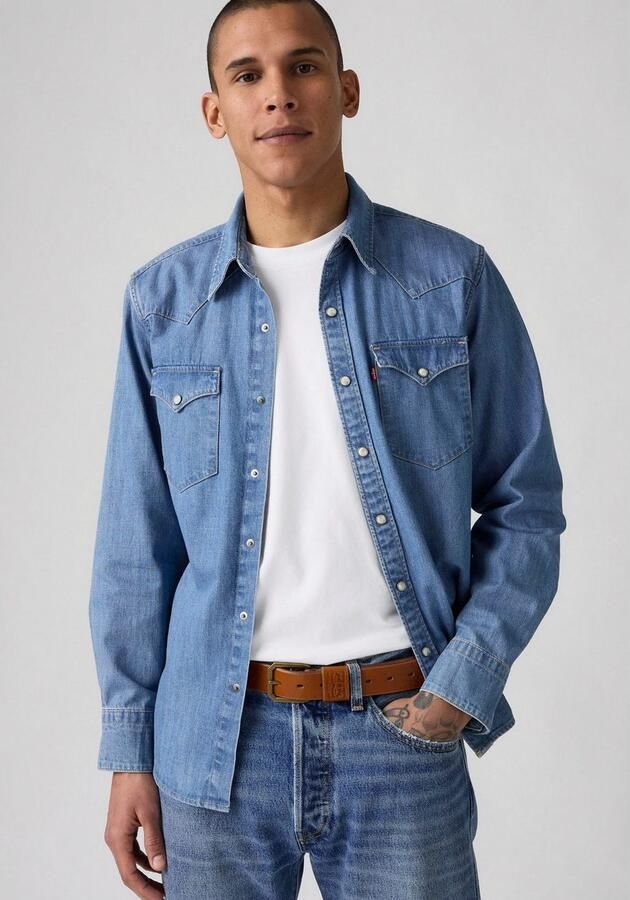 Levi's Leren riem WIDE LOOP TWO HORSE BELT - Foto 3