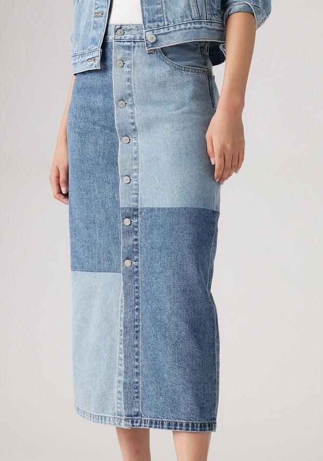 Levi's Midirok BUTTON MIDI SKIRT PAT - Foto 7
