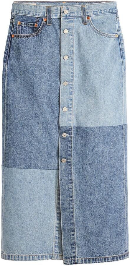 Levi's Midirok BUTTON MIDI SKIRT PAT - Foto 5