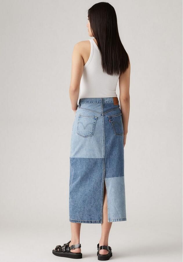 Levi's Midirok BUTTON MIDI SKIRT PAT - Foto 2