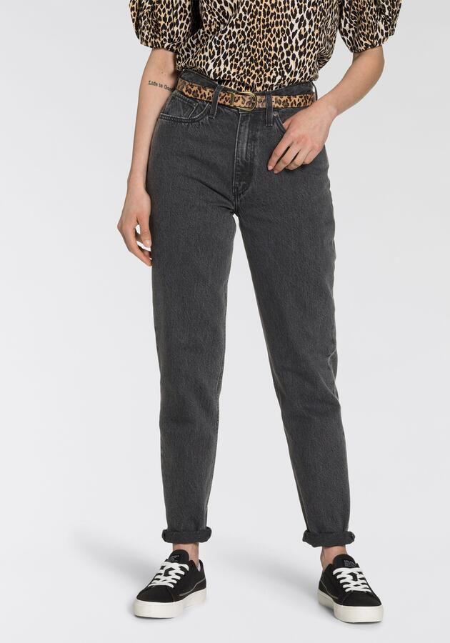 Levi's Zwarte jeans met hoge taille en relaxte pasvorm Zwart Dames - Foto 11