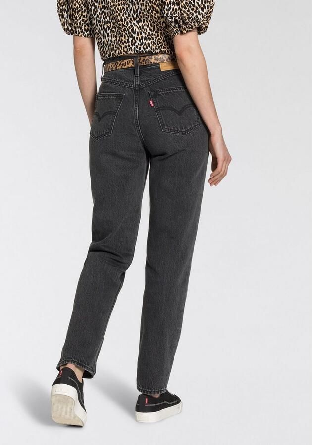 Levi's Zwarte jeans met hoge taille en relaxte pasvorm Zwart Dames - Foto 5