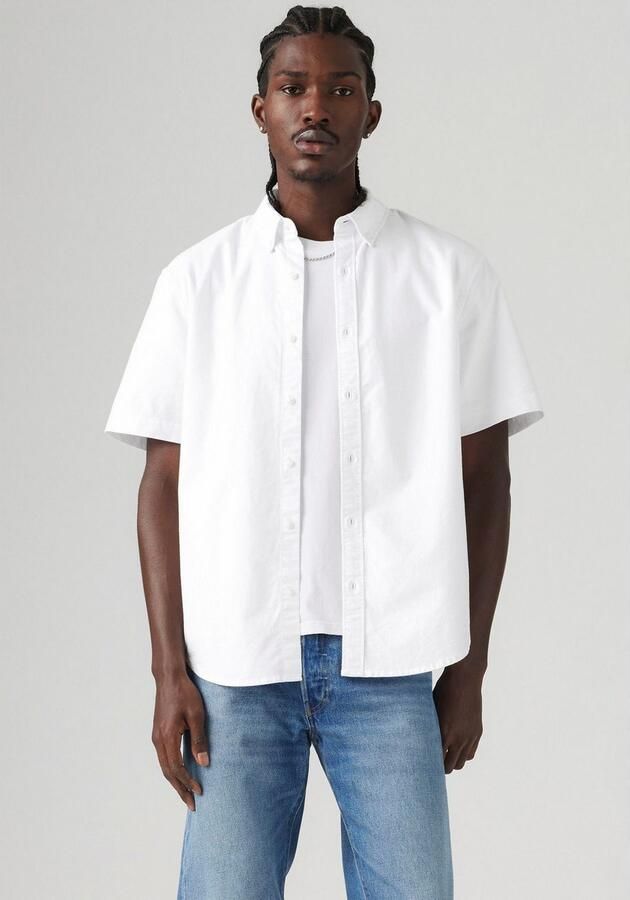 Levi's Overhemd met korte mouwen SS AUTHENTIC BUTTON DOWN met klein logoborduursel op borsthoogte - Foto 3