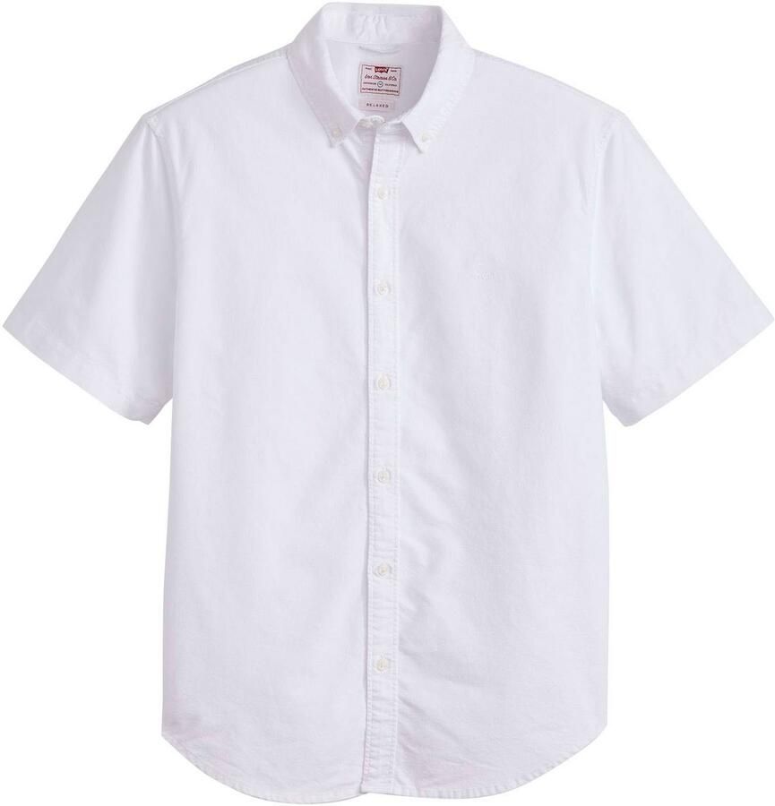 Levi's Overhemd met korte mouwen SS AUTHENTIC BUTTON DOWN met klein logoborduursel op borsthoogte