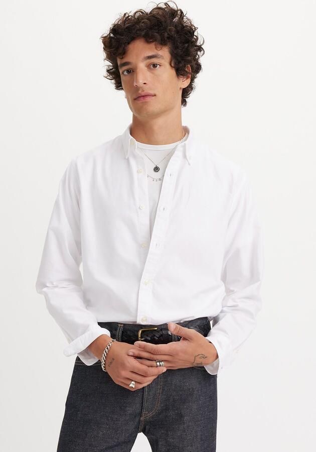 Levi's Overhemd met lange mouwen AUTHENTIC BUTTON DOWN met ton-in-ton logo-borduursel op de borst - Foto 6