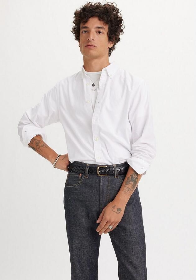 Levi's Overhemd met lange mouwen AUTHENTIC BUTTON DOWN met ton-in-ton logo-borduursel op de borst - Foto 4