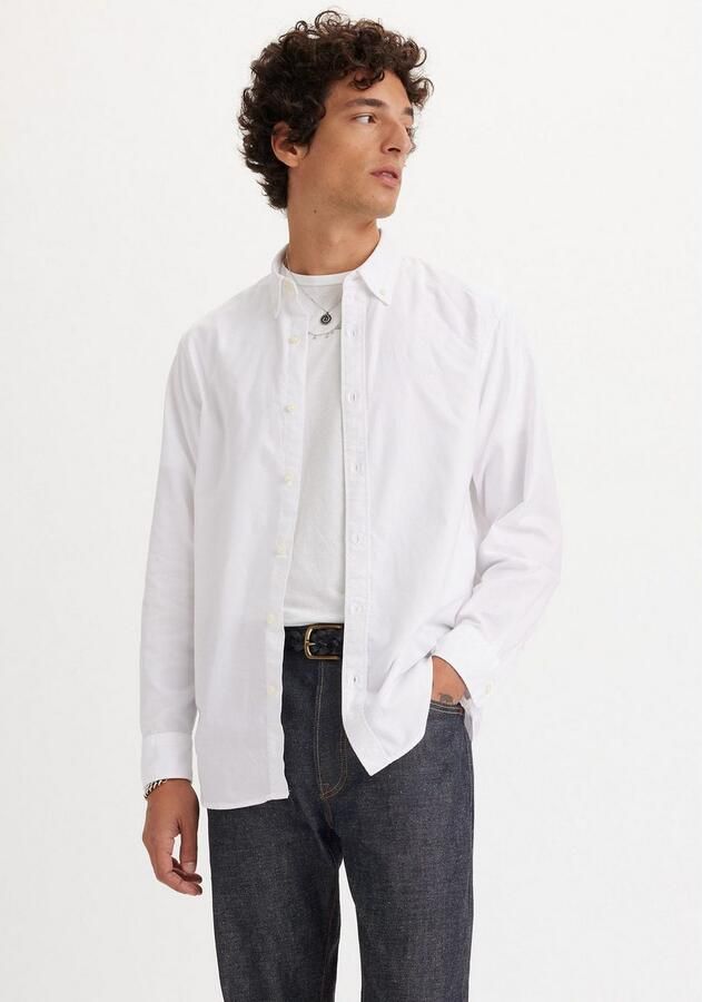 Levi's Overhemd met lange mouwen AUTHENTIC BUTTON DOWN met ton-in-ton logo-borduursel op de borst - Foto 2