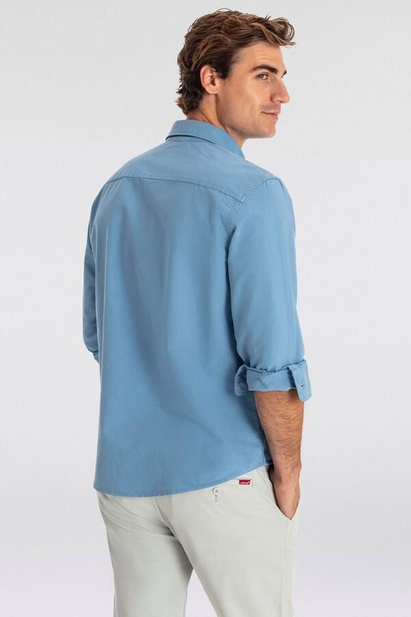 Levi's Overhemd met lange mouwen AUTHENTIC BUTTON DOWN met ton-in-ton logo-borduursel op de borst - Foto 8