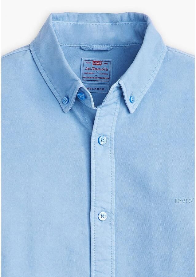 Levi's Overhemd met lange mouwen AUTHENTIC BUTTON DOWN met ton-in-ton logo-borduursel op de borst - Foto 3
