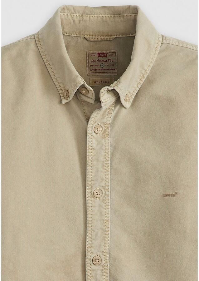 Levi's Overhemd met lange mouwen AUTHENTIC BUTTON DOWN met ton-in-ton logo-borduursel op de borst - Foto 2