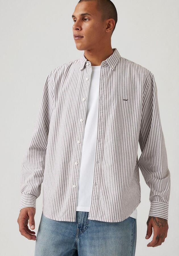 Levi's Overhemd met lange mouwen AUTHENTIC BUTTON DOWN met ton-in-ton logo-borduursel op de borst - Foto 6