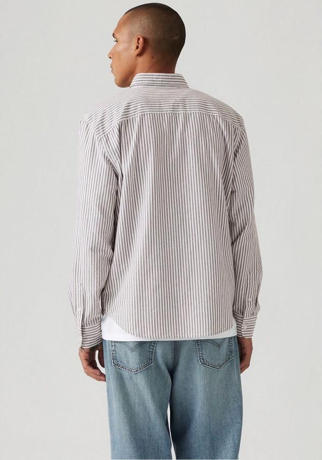 Levi's Overhemd met lange mouwen AUTHENTIC BUTTON DOWN met ton-in-ton logo-borduursel op de borst - Foto 5