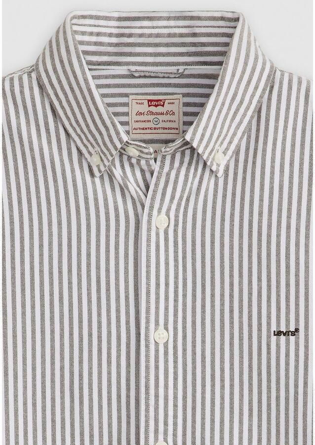 Levi's Overhemd met lange mouwen AUTHENTIC BUTTON DOWN met ton-in-ton logo-borduursel op de borst - Foto 2