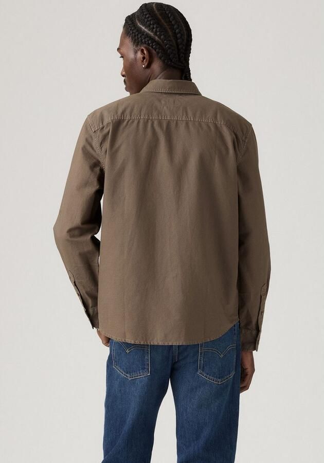 Levi's Overhemd met lange mouwen AUTHENTIC BUTTON DOWN met ton-in-ton logo-borduursel op de borst - Foto 5