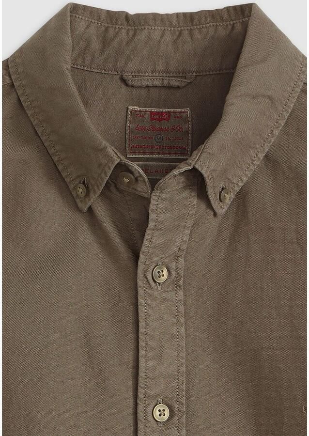 Levi's Overhemd met lange mouwen AUTHENTIC BUTTON DOWN met ton-in-ton logo-borduursel op de borst - Foto 2