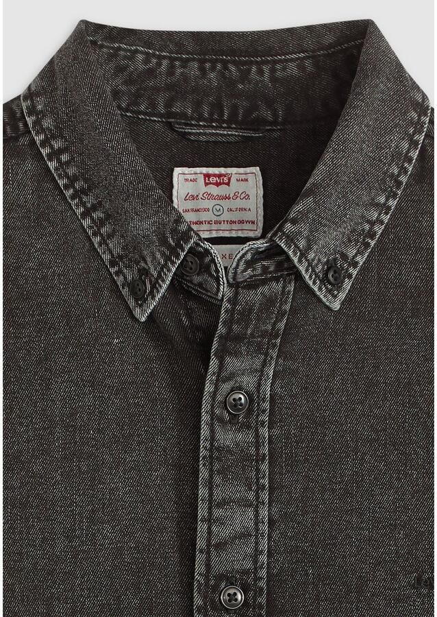 Levi's Overhemd met lange mouwen AUTHENTIC BUTTON DOWN met ton-in-ton logo-borduursel op de borst - Foto 7