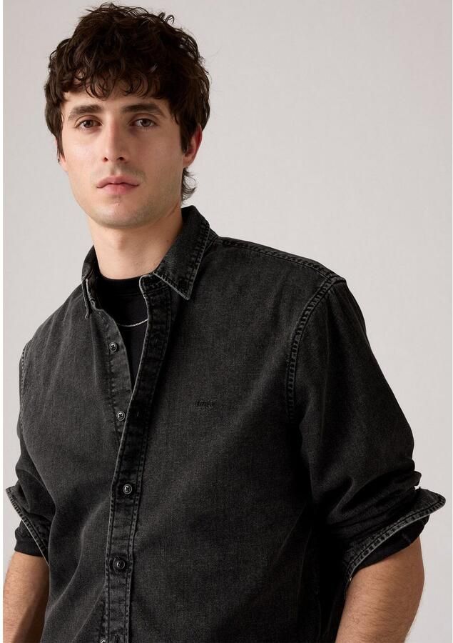 Levi's Overhemd met lange mouwen AUTHENTIC BUTTON DOWN met ton-in-ton logo-borduursel op de borst - Foto 2