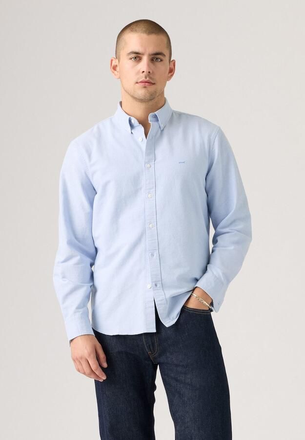 Levi's Overhemd met lange mouwen AUTHENTIC BUTTON DOWN met ton-in-ton logo-borduursel op de borst - Foto 8