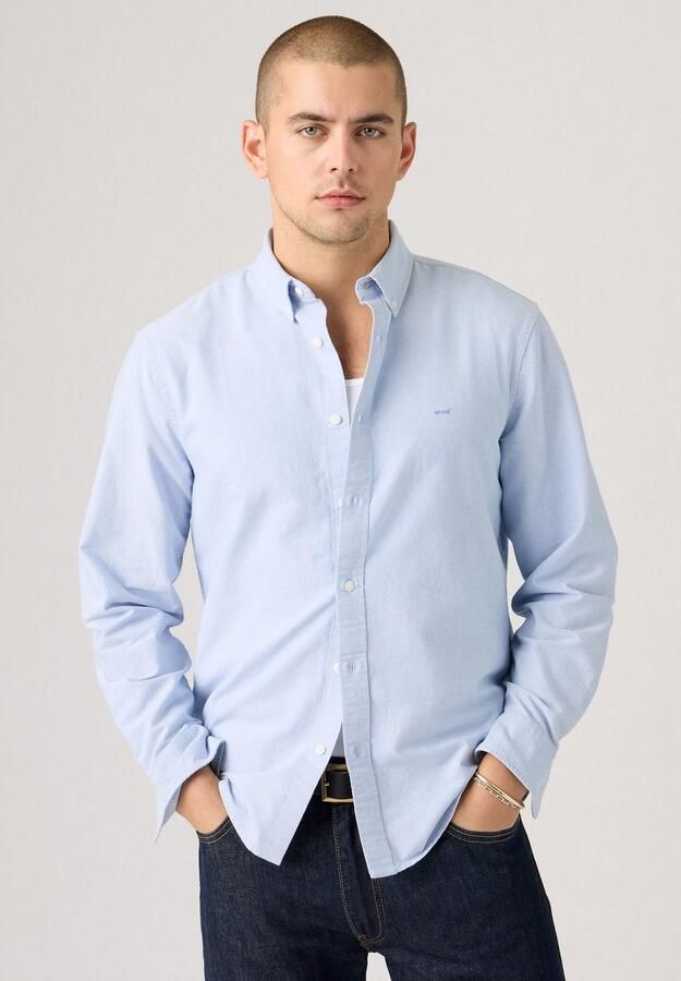Levi's Overhemd met lange mouwen AUTHENTIC BUTTON DOWN met ton-in-ton logo-borduursel op de borst - Foto 6