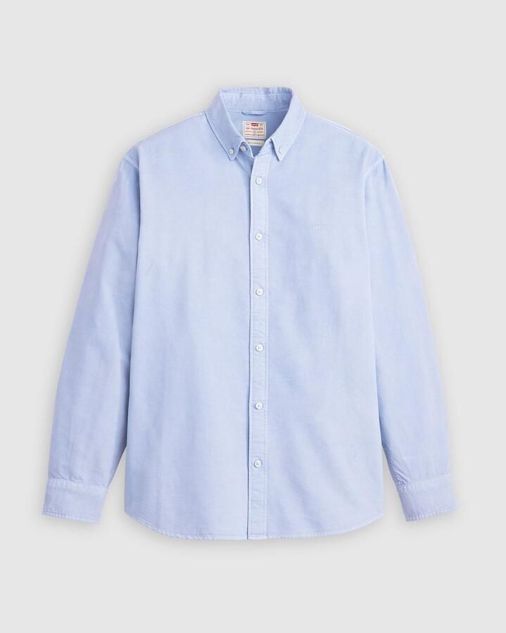 Levi's Overhemd met lange mouwen AUTHENTIC BUTTON DOWN met ton-in-ton logo-borduursel op de borst - Foto 3
