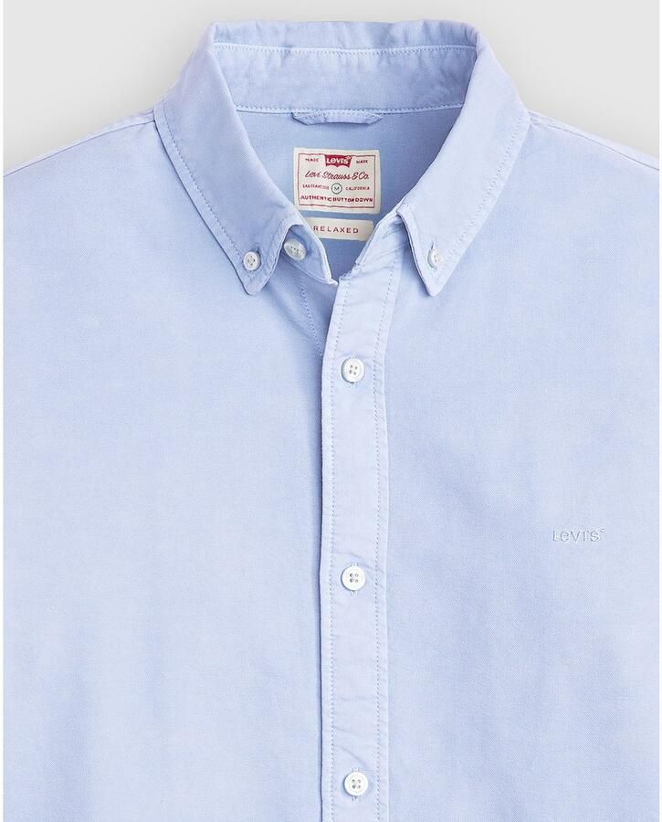 Levi's Overhemd met lange mouwen AUTHENTIC BUTTON DOWN met ton-in-ton logo-borduursel op de borst - Foto 2