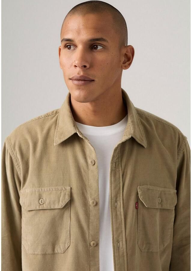 Levi's Relaxed fit corduroy overhemd met borstzakken model 'TRUE CHINO'