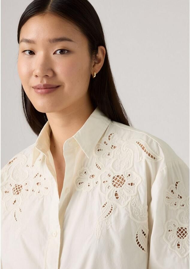 Levi's Overhemdblouse JAMIE HOLIDAY SHI met broderie anglaise - Foto 3