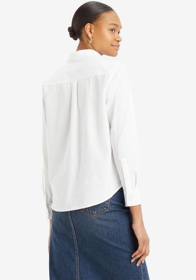 Levi's Overhemdblouse The Classic Klein logoborduursel op borsthoogte - Foto 3