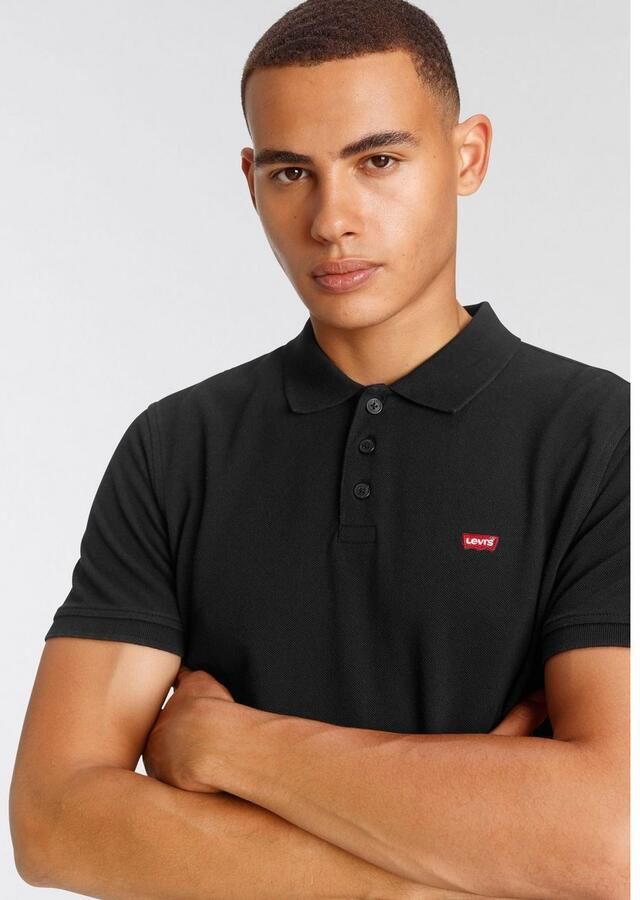 Levi's Poloshirt LE NEW LEVIS HM POLO met klein batwing-logo - Foto 3