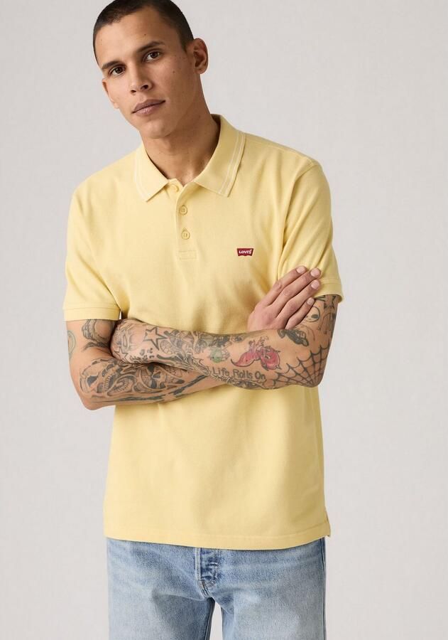 Levi's Poloshirt LE NEW LEVIS HM POLO met klein batwing-logo - Foto 4