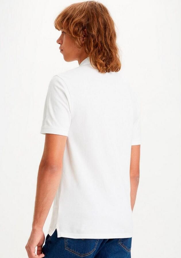 Levi's Elegant Slim Short-Sleeved Polo Shirt White Heren - Foto 5