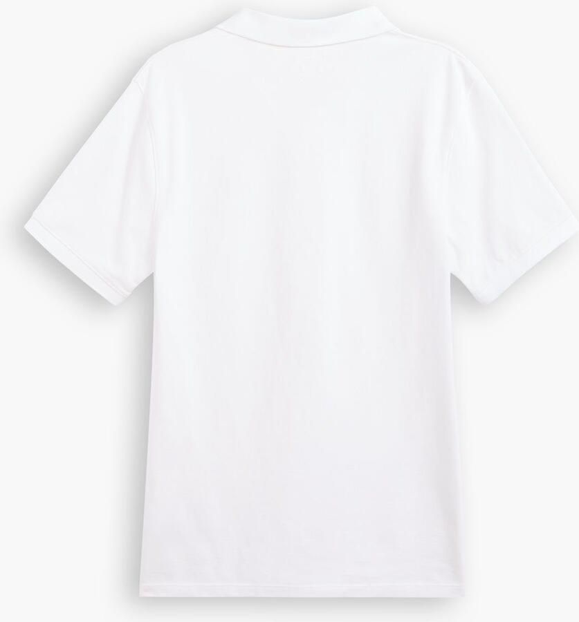 Levi's Elegant Slim Short-Sleeved Polo Shirt White Heren