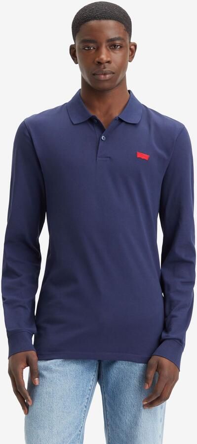 Levi's Veelzijdig Poloshirt met Slim Fit en Lange Mouwen Blue Heren - Foto 6